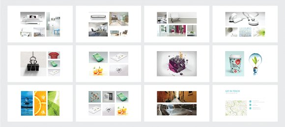 扁平化简约风格产品图片展示PPT模板 - 顶尖PPT