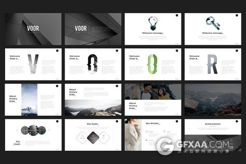 扁平化简约风格PPT通用商务模板 - 顶尖PPT