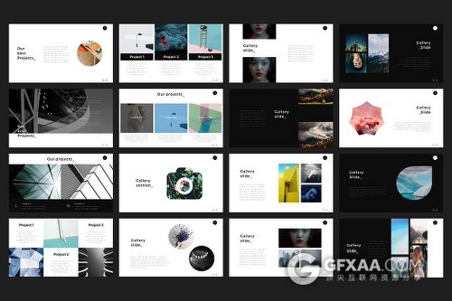 扁平化简约风格PPT通用商务模板 - 顶尖PPT