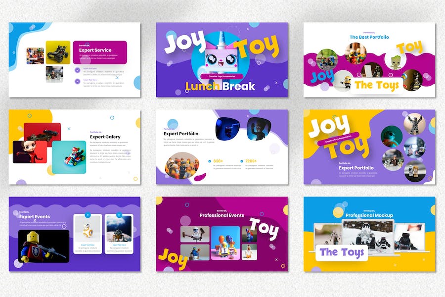 儿童教育培训课程设计Keynote模板 - 顶尖PPT