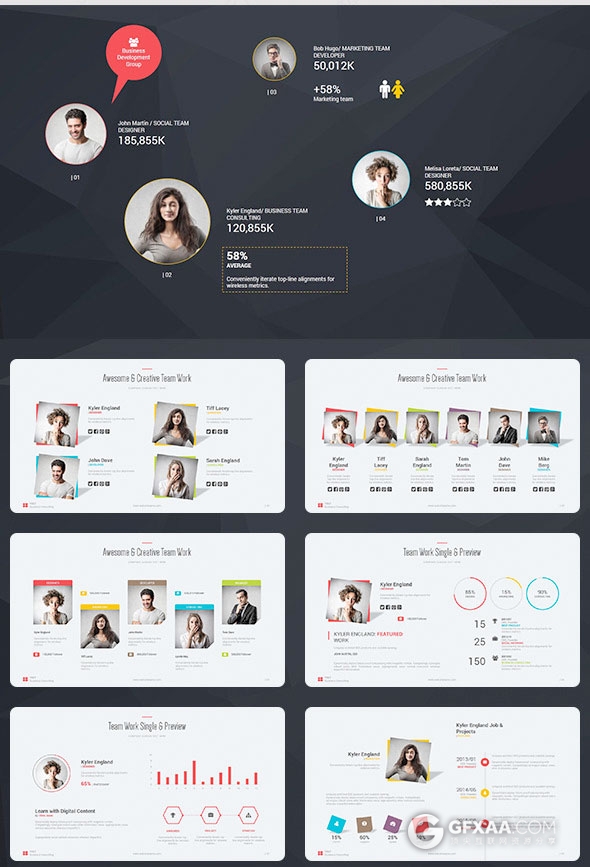 120页精美动画商务年终总结报告通用PPT模板 - 顶尖PPT