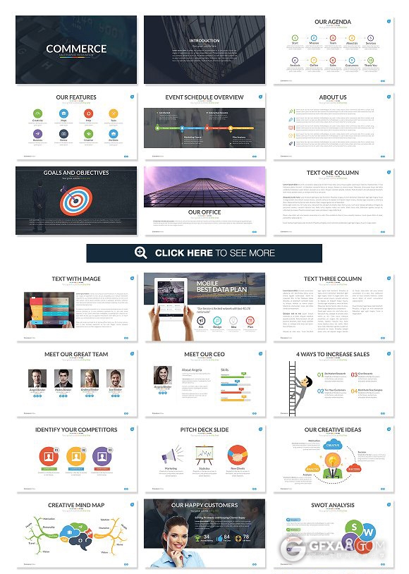 93页商务年终总结通用PPT模板 - 顶尖PPT
