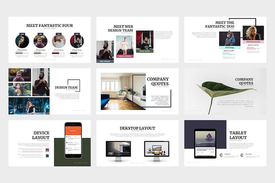 房地产楼盘项目销售推广Keynote模板 - 顶尖PPT