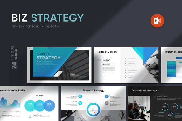 企业商务战略规划设计PPT模板 - 顶尖PPT