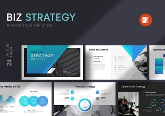 企业商务战略规划设计PPT模板 - 顶尖PPT