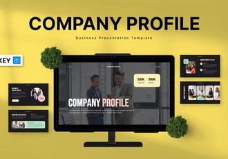 公司简介业务展示keynote模板主题模板 - 顶尖PPT