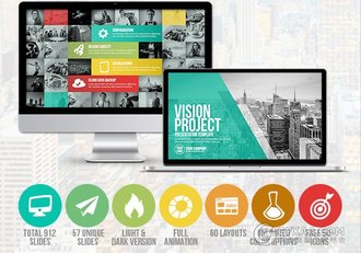 50多页商务年终总结团队介绍PPT模板 - 顶尖PPT