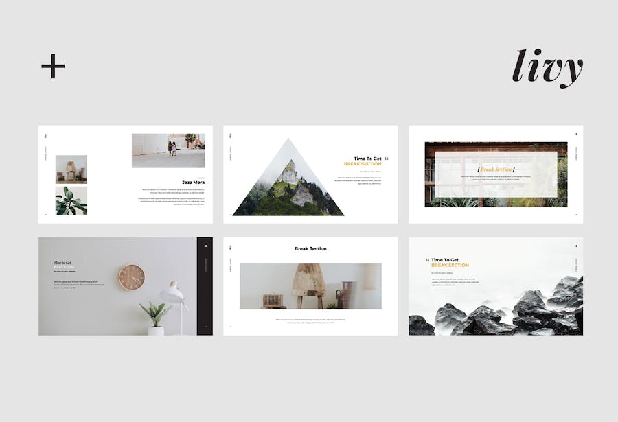 极简风格多用途国外PPT模板 - 顶尖PPT