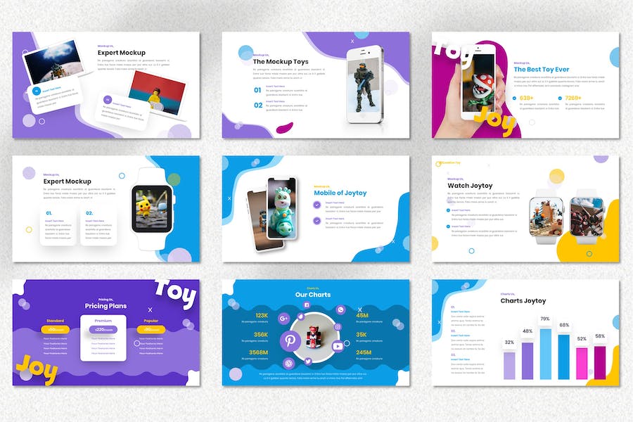 儿童教育培训课程设计Keynote模板 - 顶尖PPT