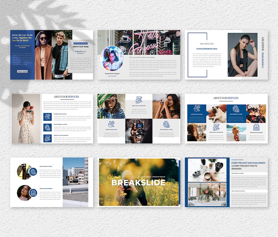 欧美创意商业汇报精致PPT模板 - 顶尖PPT