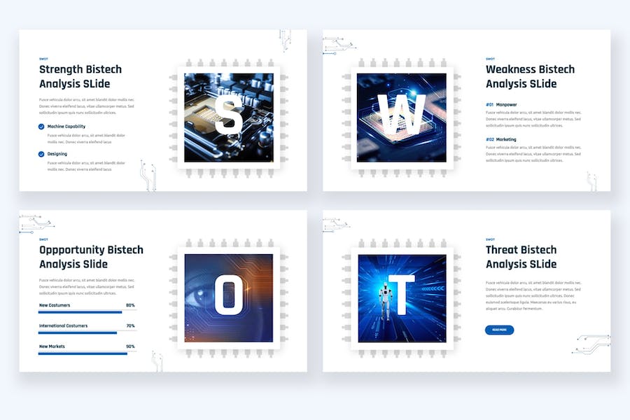 IT科技企业解决方案演示PPT模板 - 顶尖PPT