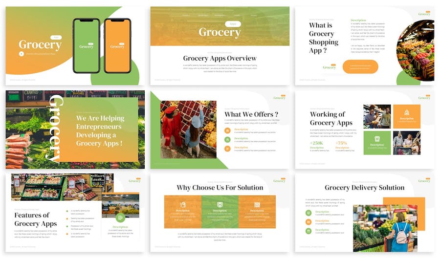 移动应用APP软件介绍展示数据分析keynote模板 - 顶尖PPT
