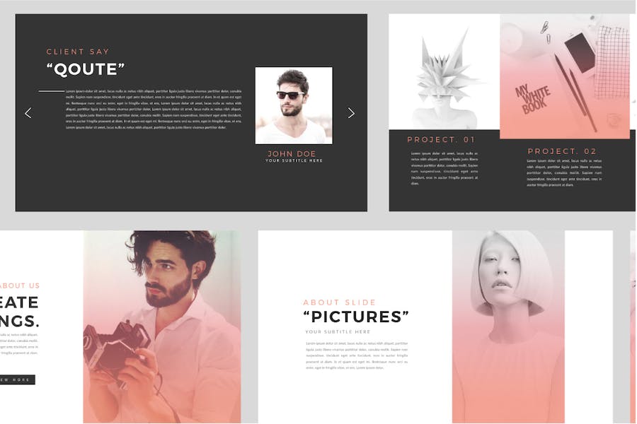 商务企业展示Keynote模板 - 顶尖PPT