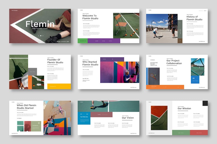 体育运动比赛安排规划keynote模板 - 顶尖PPT