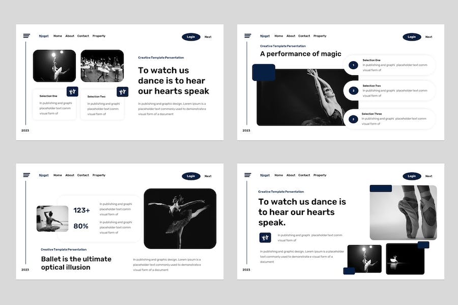 国外街舞嘻哈文化宣传PPT模板 - 顶尖PPT