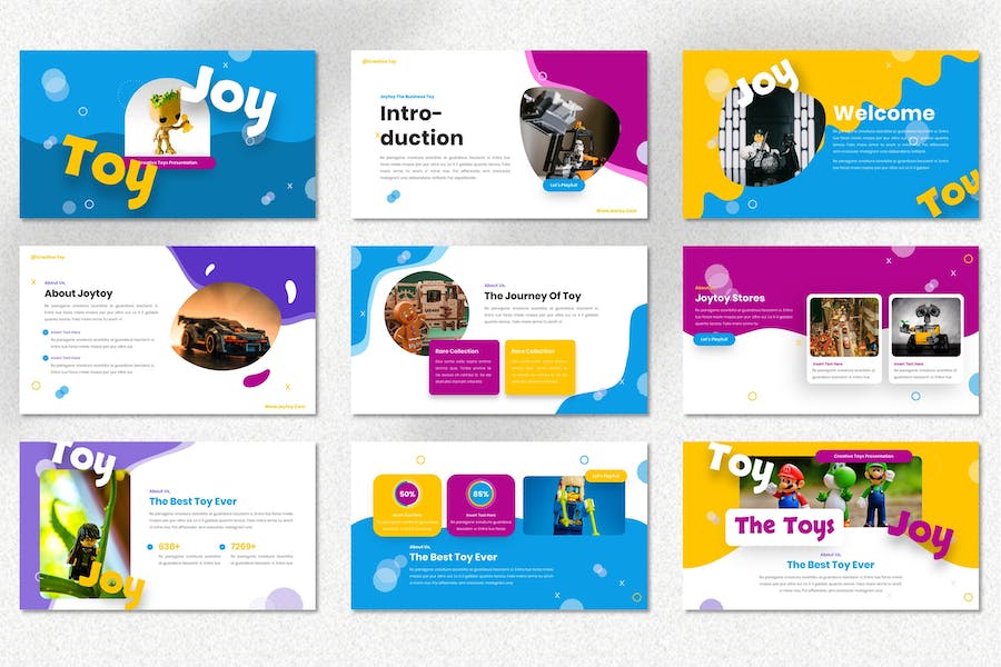 儿童教育培训课程设计Keynote模板 - 顶尖PPT