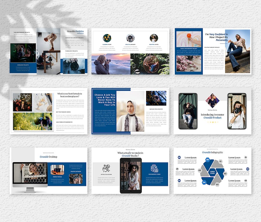 欧美创意商业汇报精致PPT模板 - 顶尖PPT