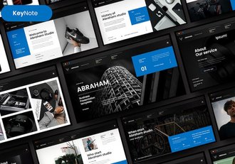 业务合作产品发布介绍宣传展示keynote模板 - 顶尖PPT