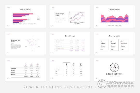 120页极简艺术唯美风格PPT模板 - 顶尖PPT