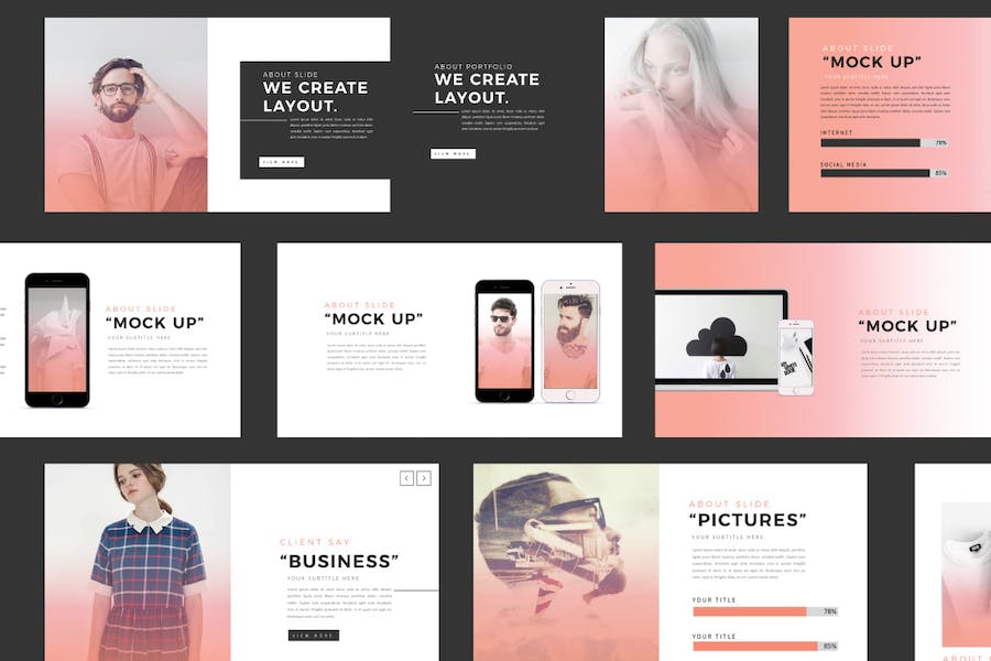 商务企业展示Keynote模板 - 顶尖PPT