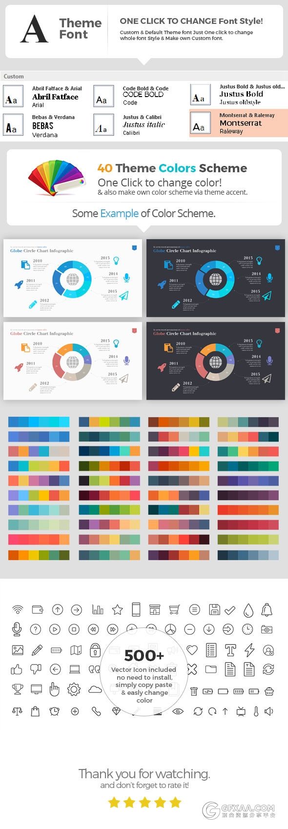 100多页精美配色设计效果多用途PPT模板 - 顶尖PPT