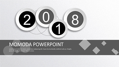 黑色沉稳微粒体年终总结PPT - 顶尖PPT