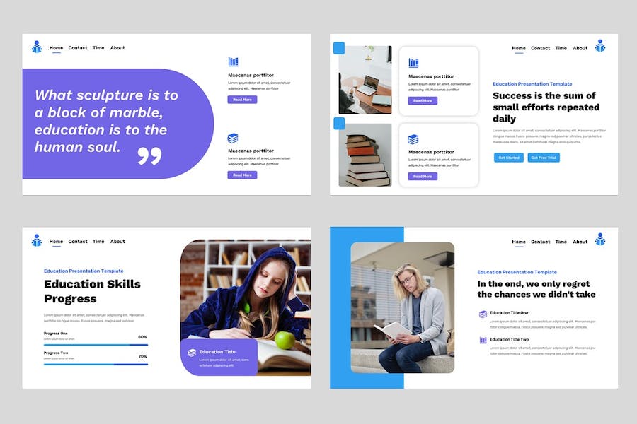 教育学习课程设计展示讲述教学方案PPT模板 - 顶尖PPT