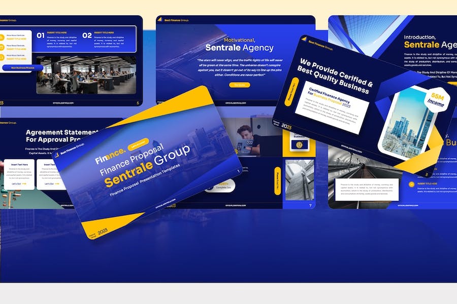 商业建议书融资提案方案PPT模板 - 顶尖PPT