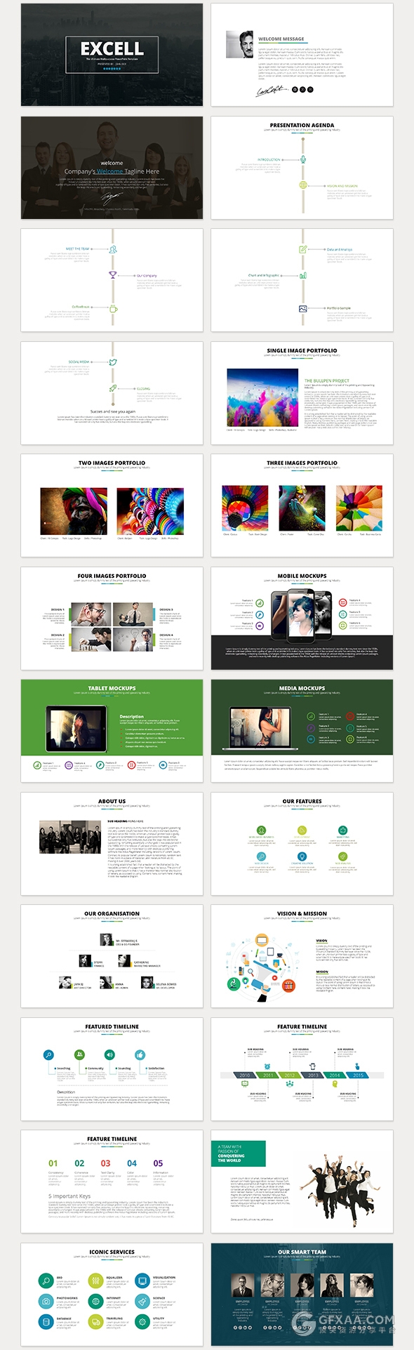 商务简约欧美风格多用途PPT模板 - 顶尖PPT