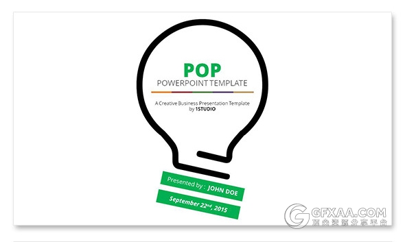 创意商务团队年终总结计划PPT模板 - 顶尖PPT