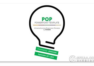 创意商务团队年终总结计划PPT模板 - 顶尖PPT