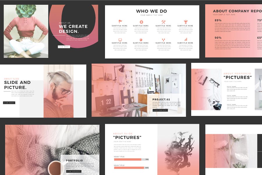 商务企业展示Keynote模板 - 顶尖PPT