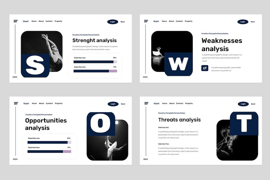 国外街舞嘻哈文化宣传PPT模板 - 顶尖PPT