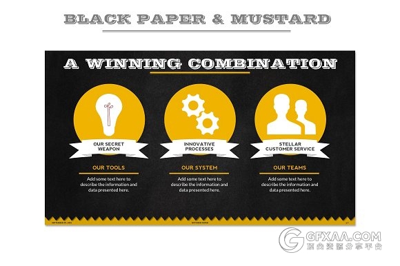 复古牛皮纸做旧文艺风格PPT模板 - 顶尖PPT