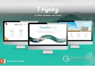 40页旅游风景地介绍PPT模板 - 顶尖PPT