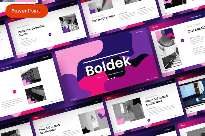 时尚品牌商务营销推广PPT模板 - 顶尖PPT