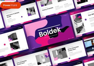 时尚品牌商务营销推广PPT模板 - 顶尖PPT