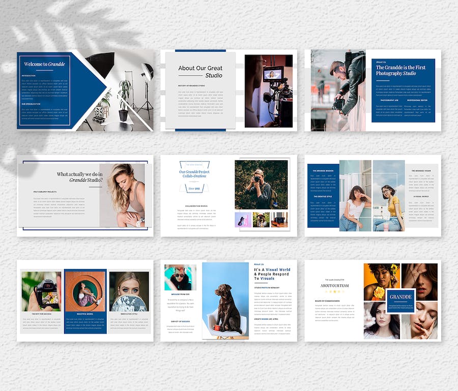 欧美创意商业汇报精致PPT模板 - 顶尖PPT