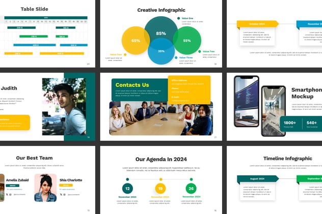 企业愿景规划决策力keynote模板 - 顶尖PPT