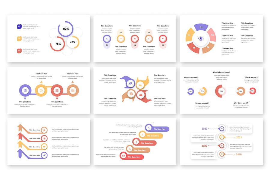 信息分析图形PPT模板 - 顶尖PPT