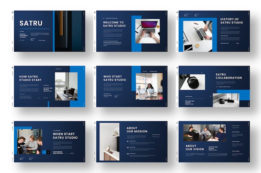 欧美商业工作总结企业介绍PPT模板 - 顶尖PPT