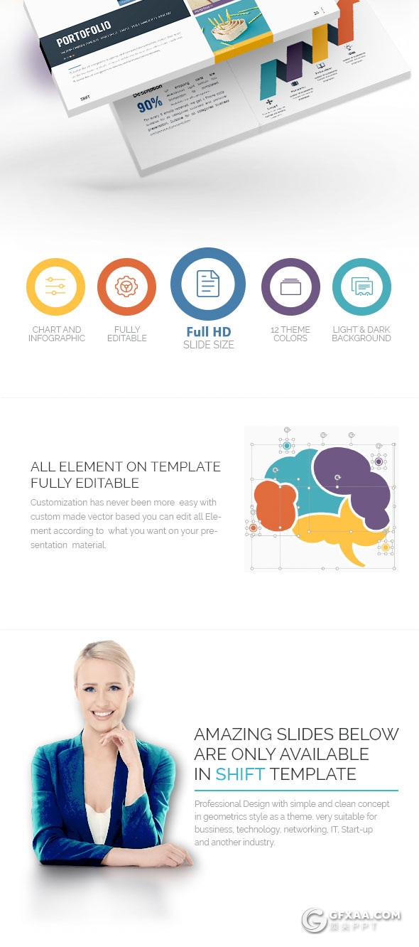 150多页精美动画图形Keynote模板 - 顶尖PPT