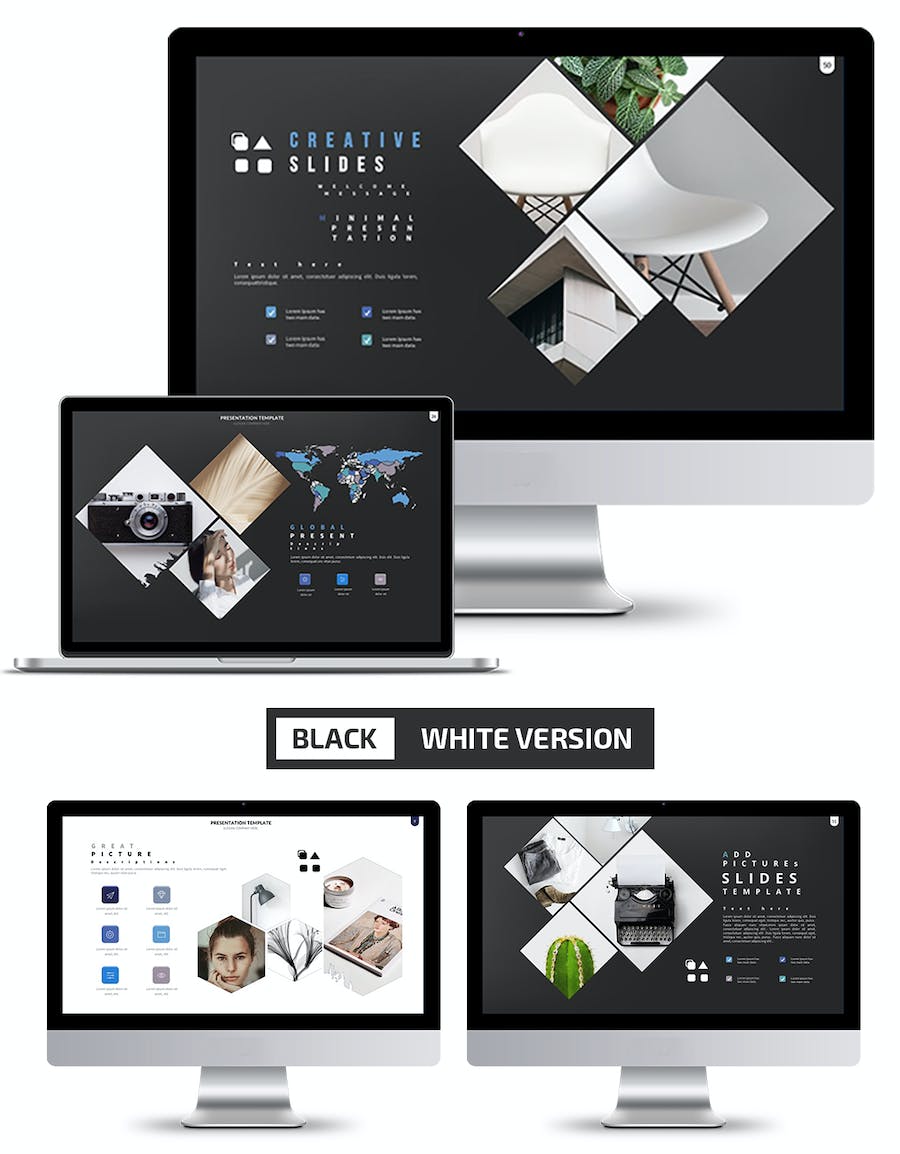 极简设计风格展示演讲方案PPT模板 - 顶尖PPT