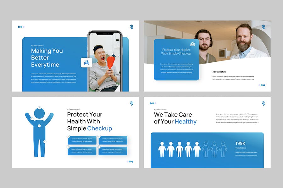 医疗诊疗专业服务介绍展示Keynote模板 - 顶尖PPT