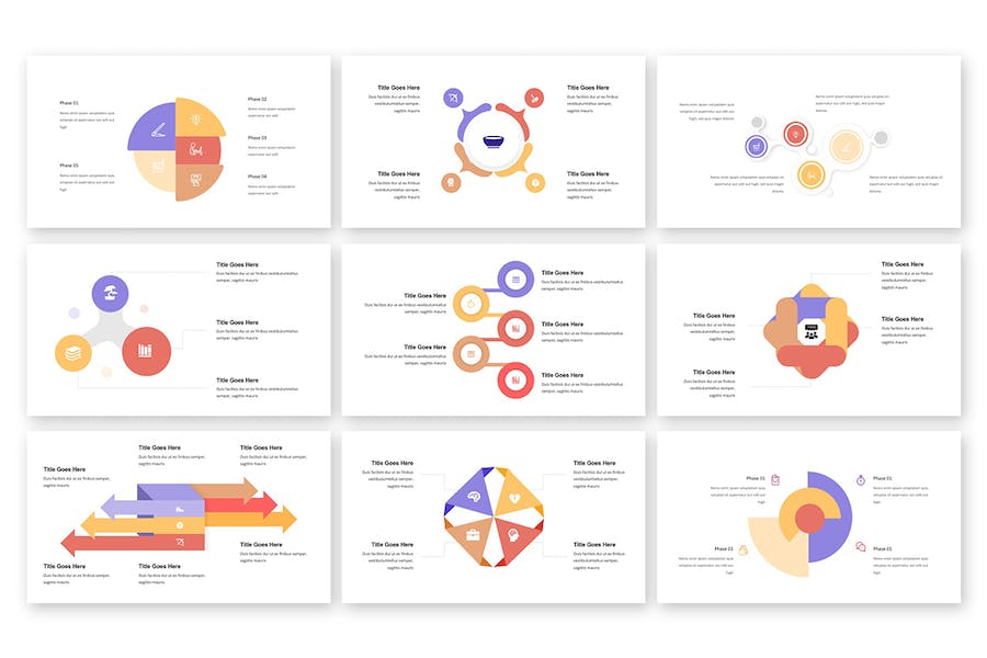 信息分析图形PPT模板 - 顶尖PPT