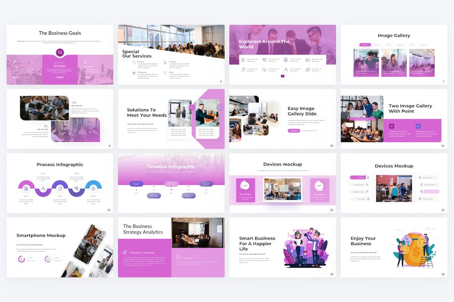 商业合作团队会议展示PPT模板 - 顶尖PPT