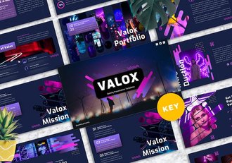 游戏行业商务发展方案Keynote模板 - 顶尖PPT