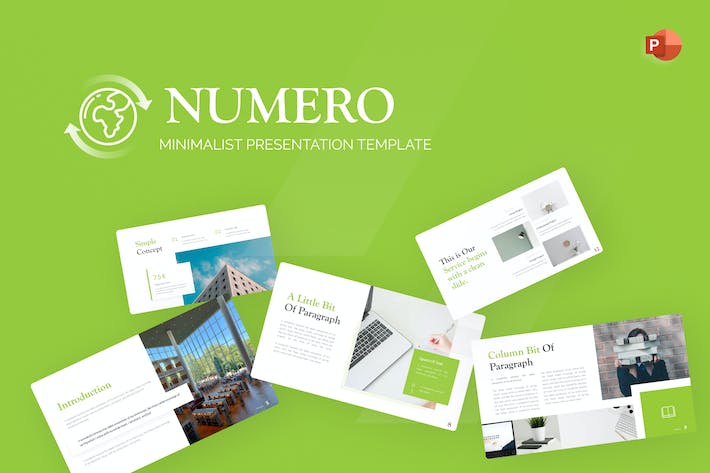 极简主义商业商务风格PPT模板 - 顶尖PPT