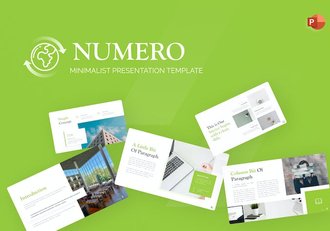 极简主义商业商务风格PPT模板 - 顶尖PPT