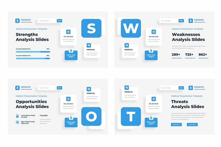 医疗健康诊所医院服务PPT模板 - 顶尖PPT